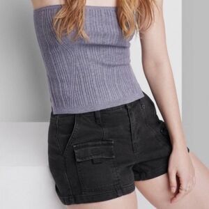 Wild Fable Charcoal Denim Cargo Shorts